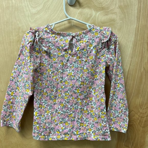 3T Girl's Floral Longsleeve T-Shirt (OshKosh B'gosh) - Picture 2 of 3